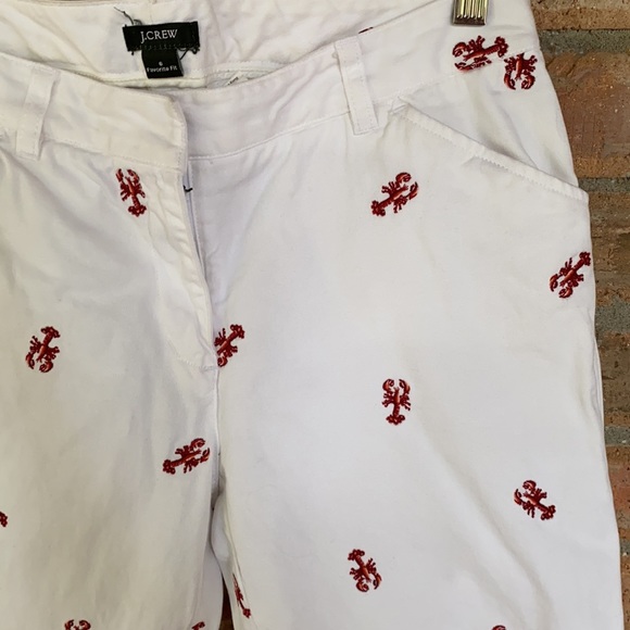 Lobster Pants Jeans Beach Preppy Motif 